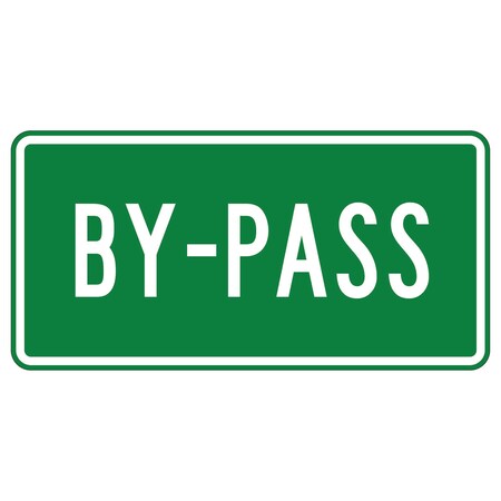 Sign Solutions Usa 15 in Height, 30 in Width, Aluminum, Horizontal Rectangle DUS08HWT3015M4-2GW